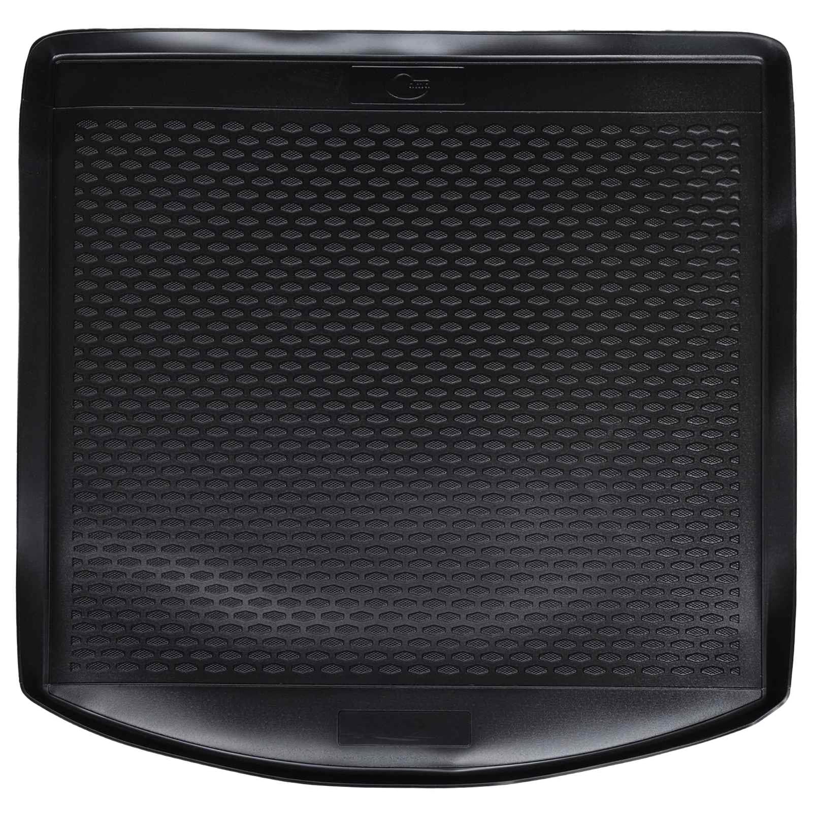 Gecheer Tappetino Bagagliaio, Impermeabile Antiscivolo in Gomma TPE per VW Touran 5 Posti 2010-2015, Protezione Pavimento Auto con Bordi Rialzati, Facile Pulizia, Accessori Interni Veicolo