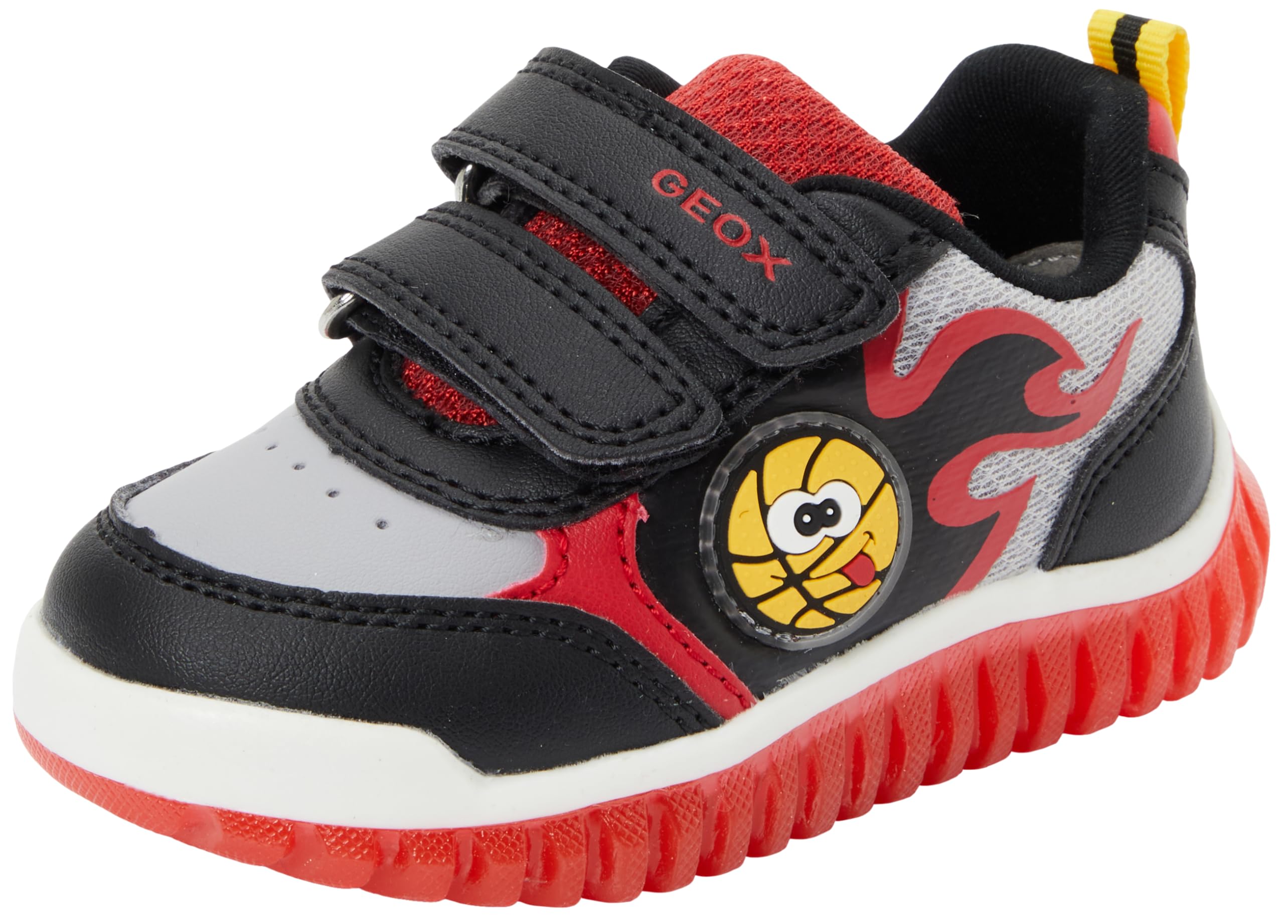Geox Baby B Lightyloo Boy Sneakers Black/Red 21_EU