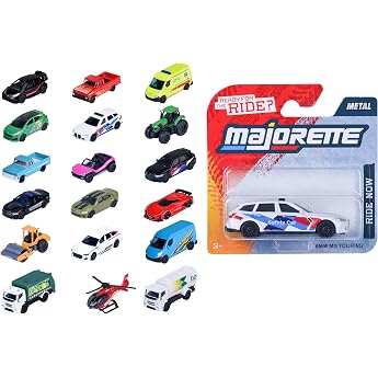 Majorette Street Cars Edition Car 1 Model Car - 1 Metal Toy Car with Freewheel Random Selection of 18 Cars Toy for Children from 3 Years 7.5 cm