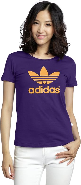adidas Trefoil Tee Women T-Shirt - Camiseta de running para mujer morado,  talla 44 : Amazon.es: Ropa