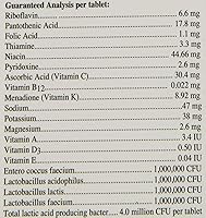 Vista 3 de OASIS #80070 Alive and Well, Stress Preventative & Pro-Biotic Tablets for Birds, blanco, 1 unidad (paquete de 1)