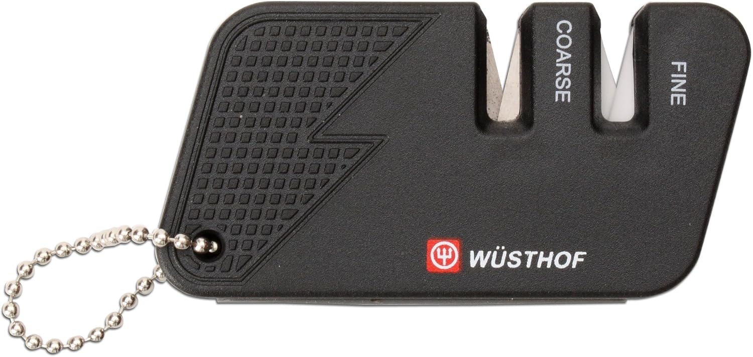 Wüsthof Wusthof Mini Knife Sharpener Double, Black, 12 cm