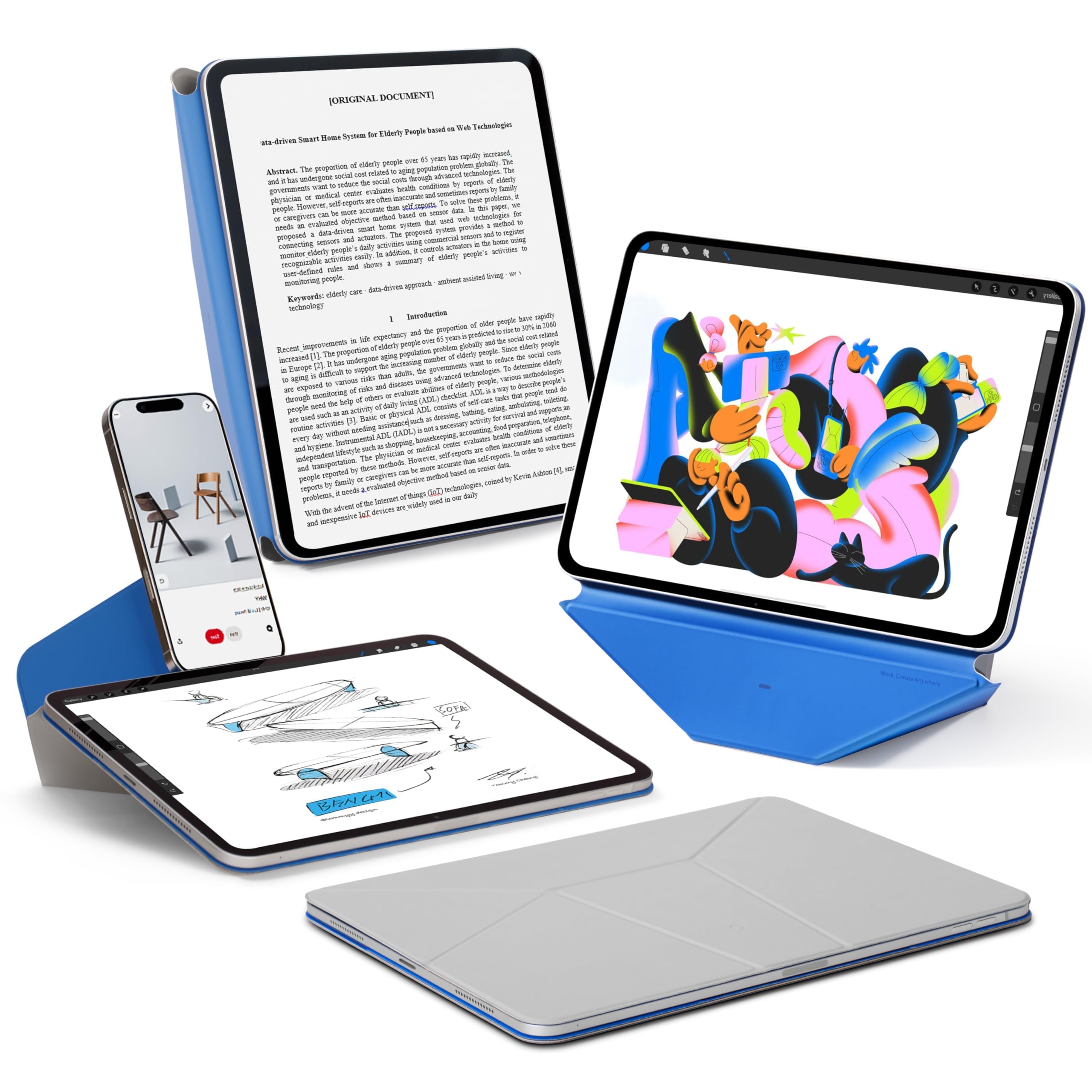 【極美品】iPad Air (M2) 128GB Smart Folio付 Amazon.com: Apple Smart Folio for iPad Air 11-inch (M2, M3, and M4