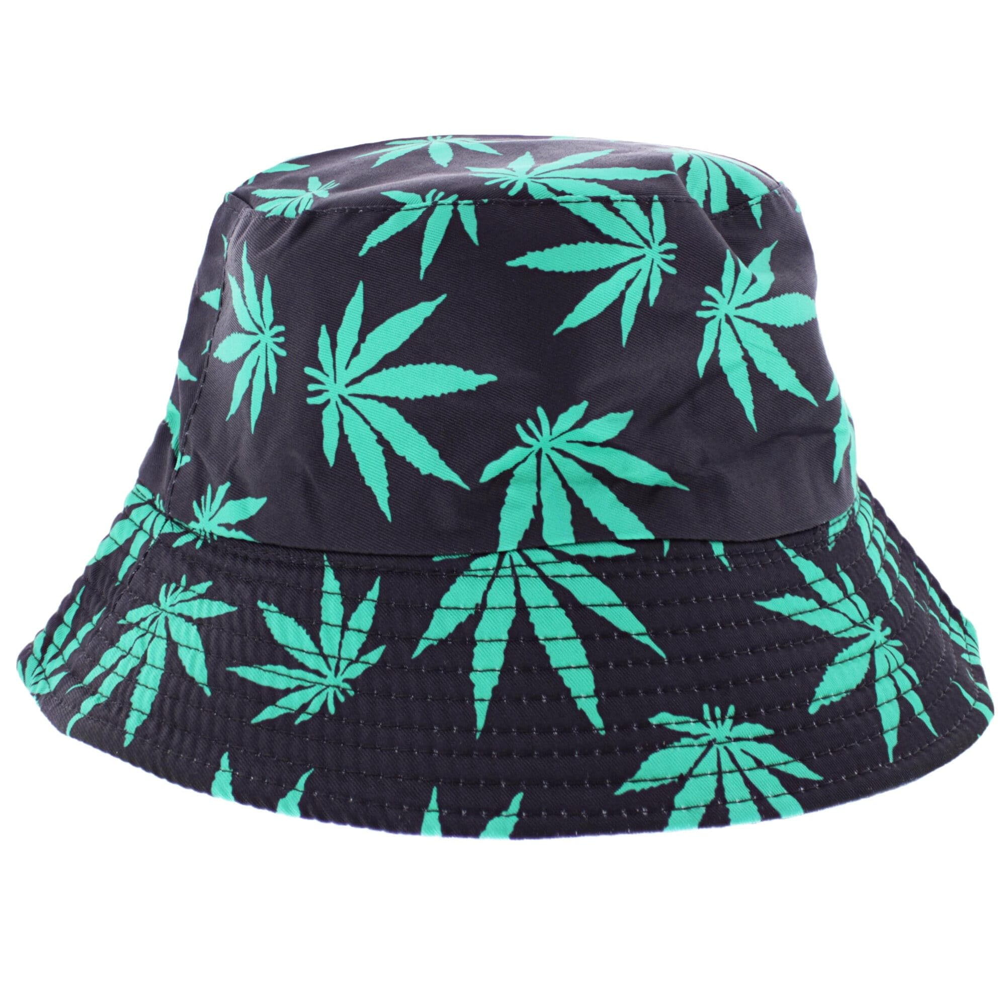 Zac's Alter Ego Rasta Cannabis/Pot/Weed Leaf Bucket Hat