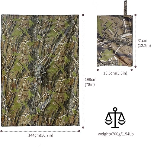 Miniatura 4 de ElifeAcc Poncho militar para hombres y mujeres Ponchos de lluvia impermeables para adultos con patrón de camuflaje militar