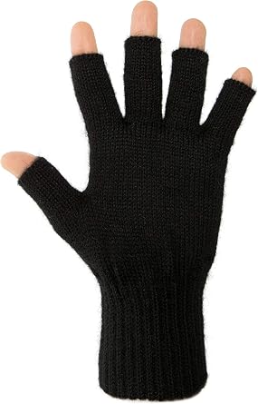 AndeanSun Darn Warm Alpaca Fingerless Gloves 2023 Updated US Sizing-Perfect Fit
