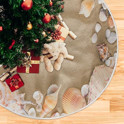 Miniatura 45 de Falda de árbol de Navidad para el día de cumpleaños, falda de árbol de 36 pulgadas para tartas, faldas de árbol de Navidad, tapete de pie de árbol