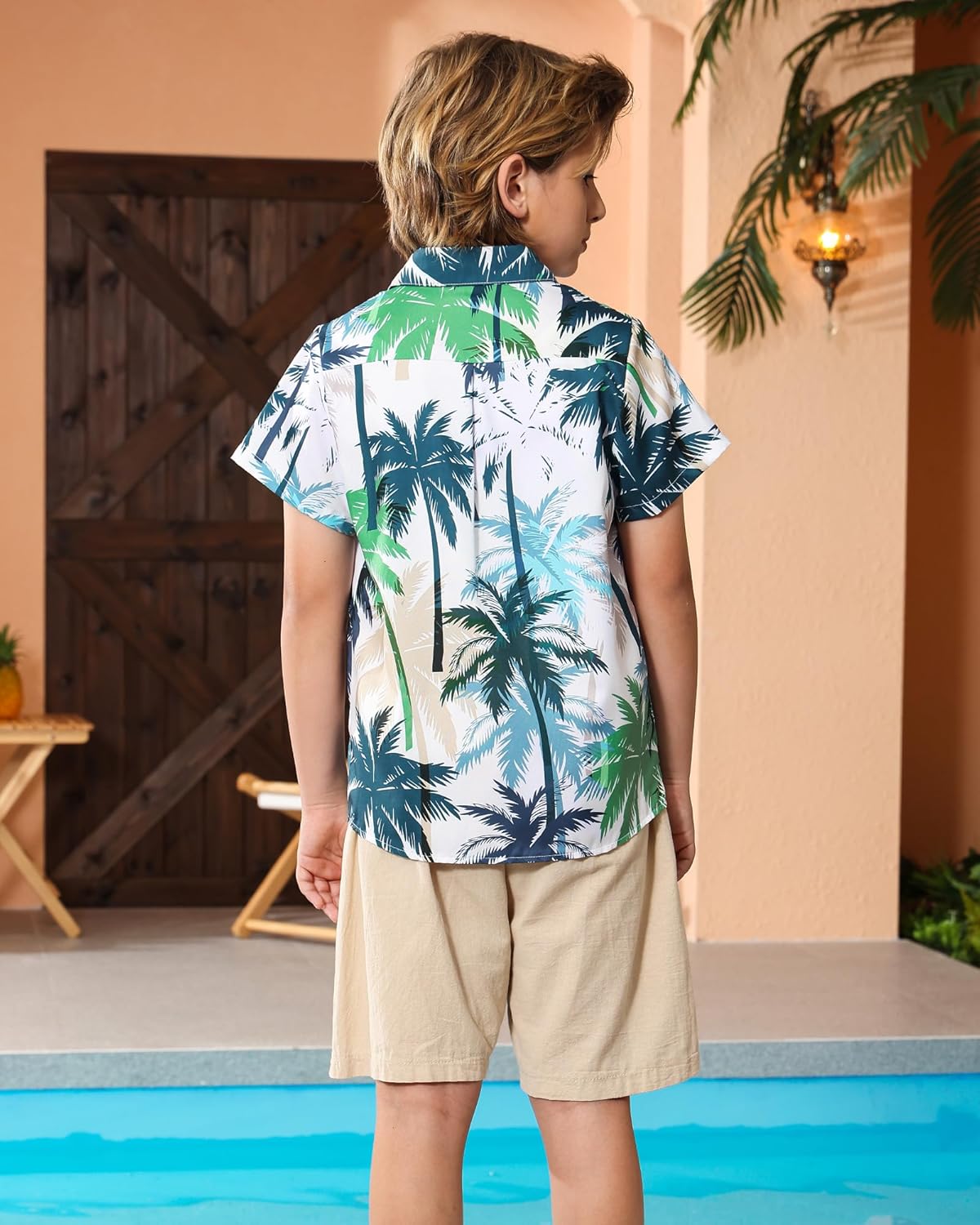 Blueleaf Boys Hawaiian Shirt Short Sleeve Casual Button Down Beach Aloha Shirt Kids Summer Hawaii Shirts 5-14 Years - Image 3