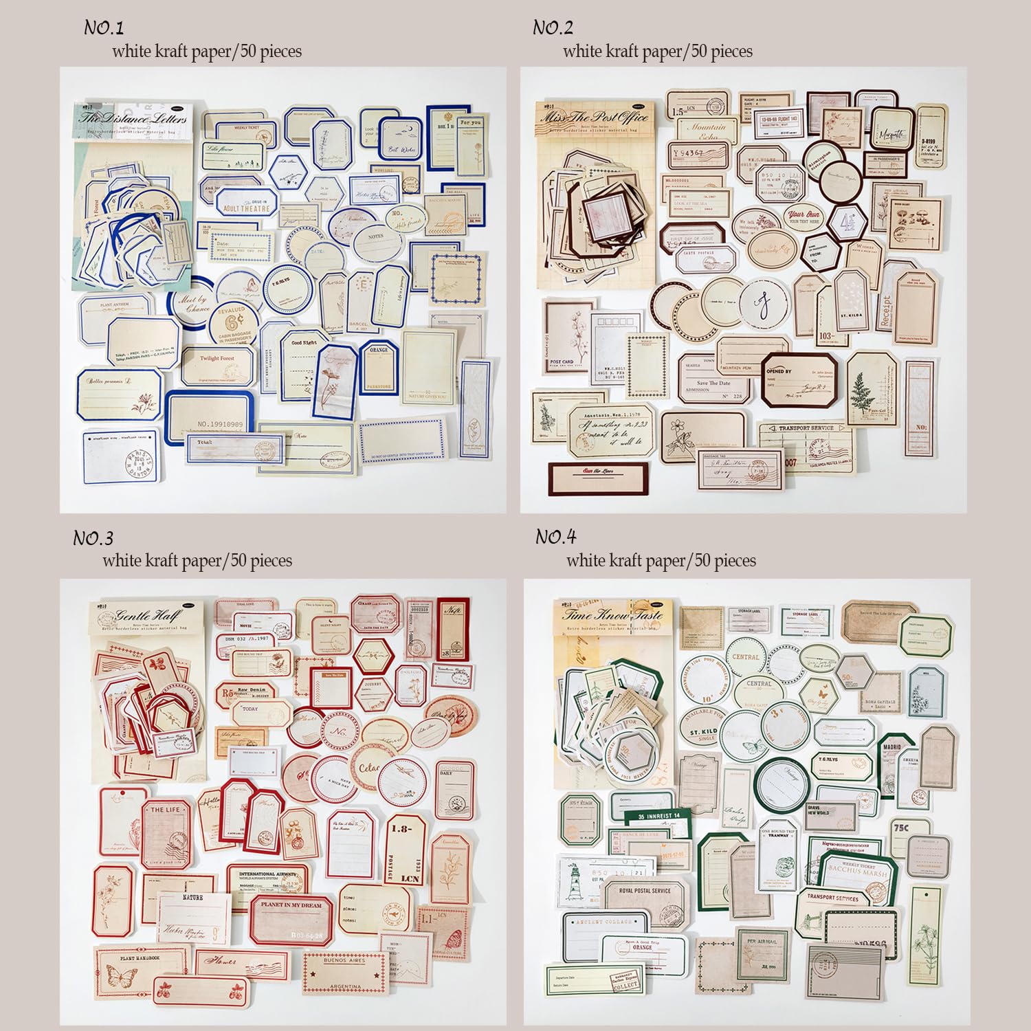 Blumen Papier 157 Stück Scrapbooking Aufkleber Set Produktbild-Vorschau 6