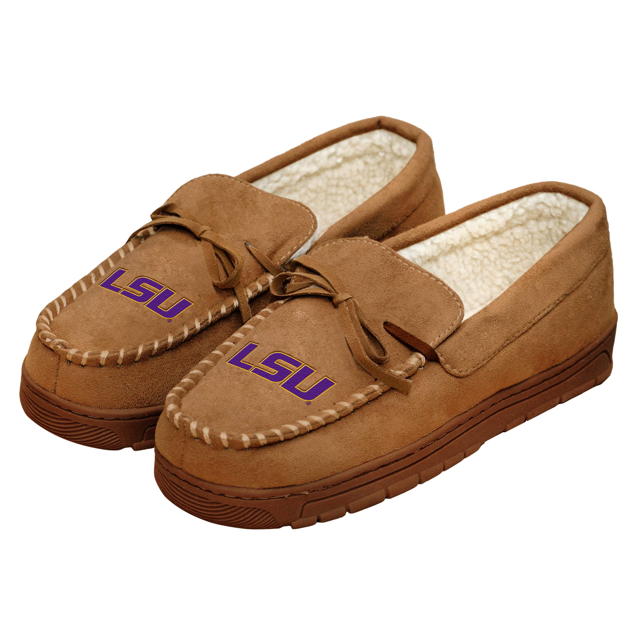 FOCO NCAA College Team Logo Moccasin Slippers — image 1