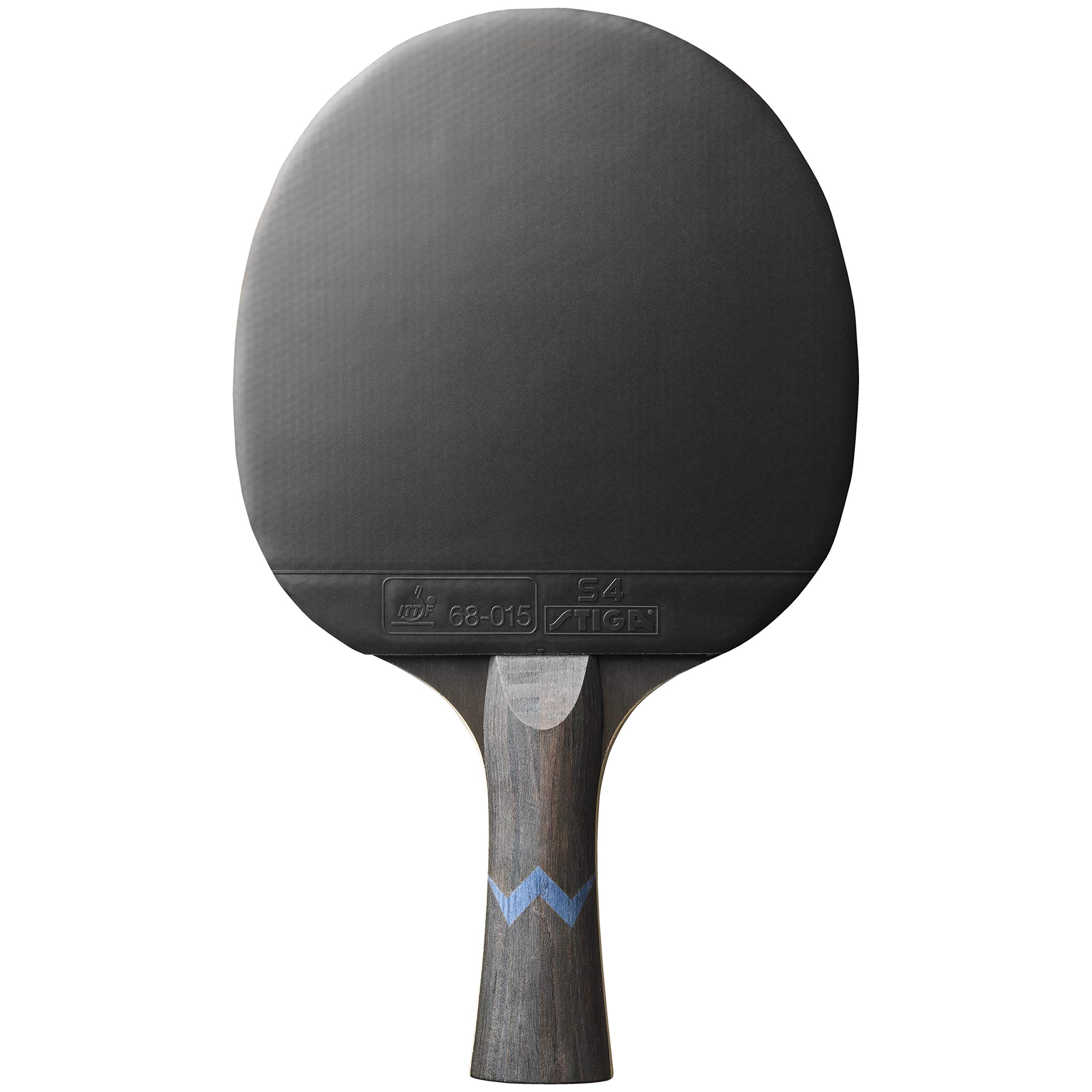 STIGA Royal 4-Star Raqueta de Tenis de Mesa ITTF Goma Crystal 5 Capas Mango Cóncavo