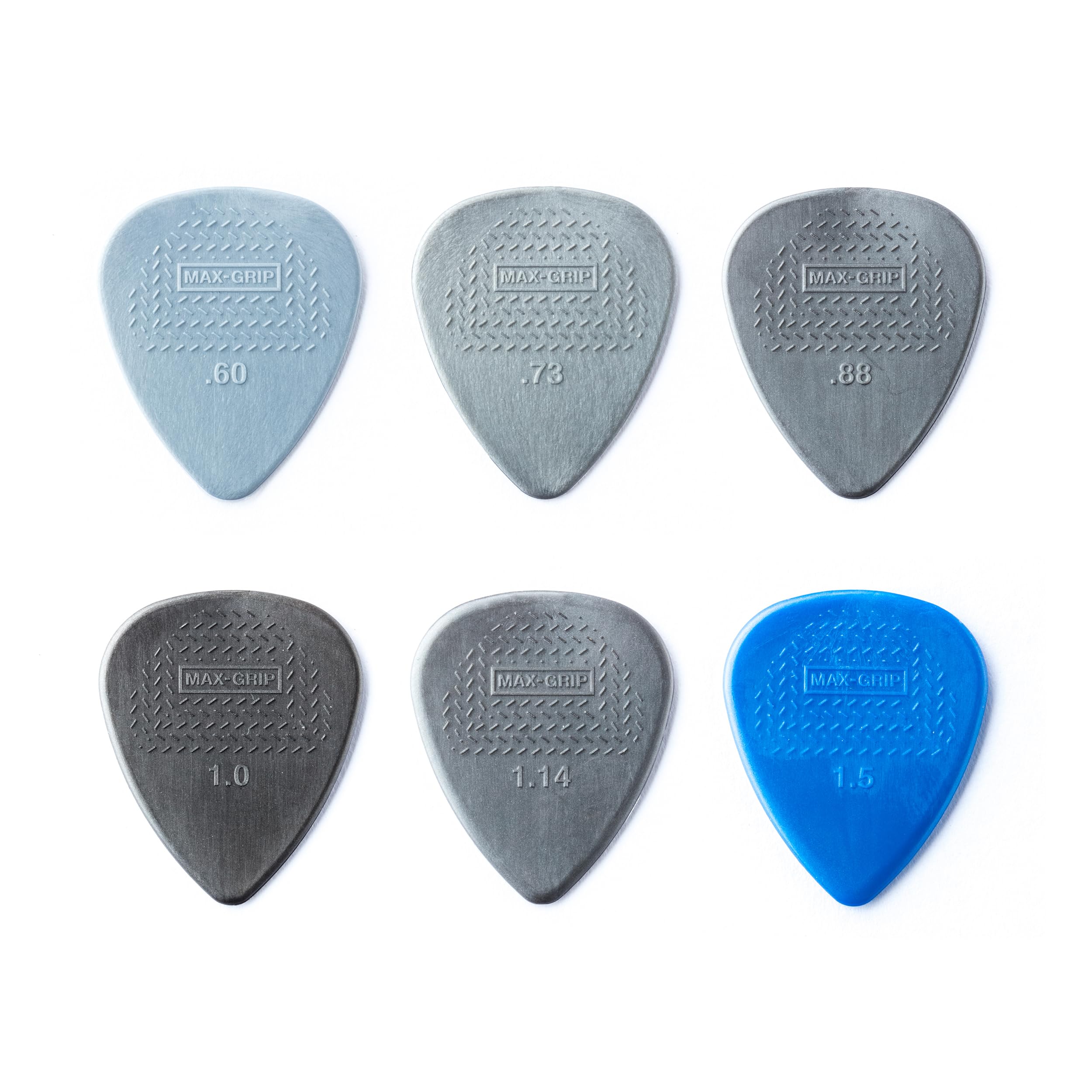 JIM DUNLOP Max-Grip Nylon Standard Pick Variety Pack - 12 sztuk (PVP449)