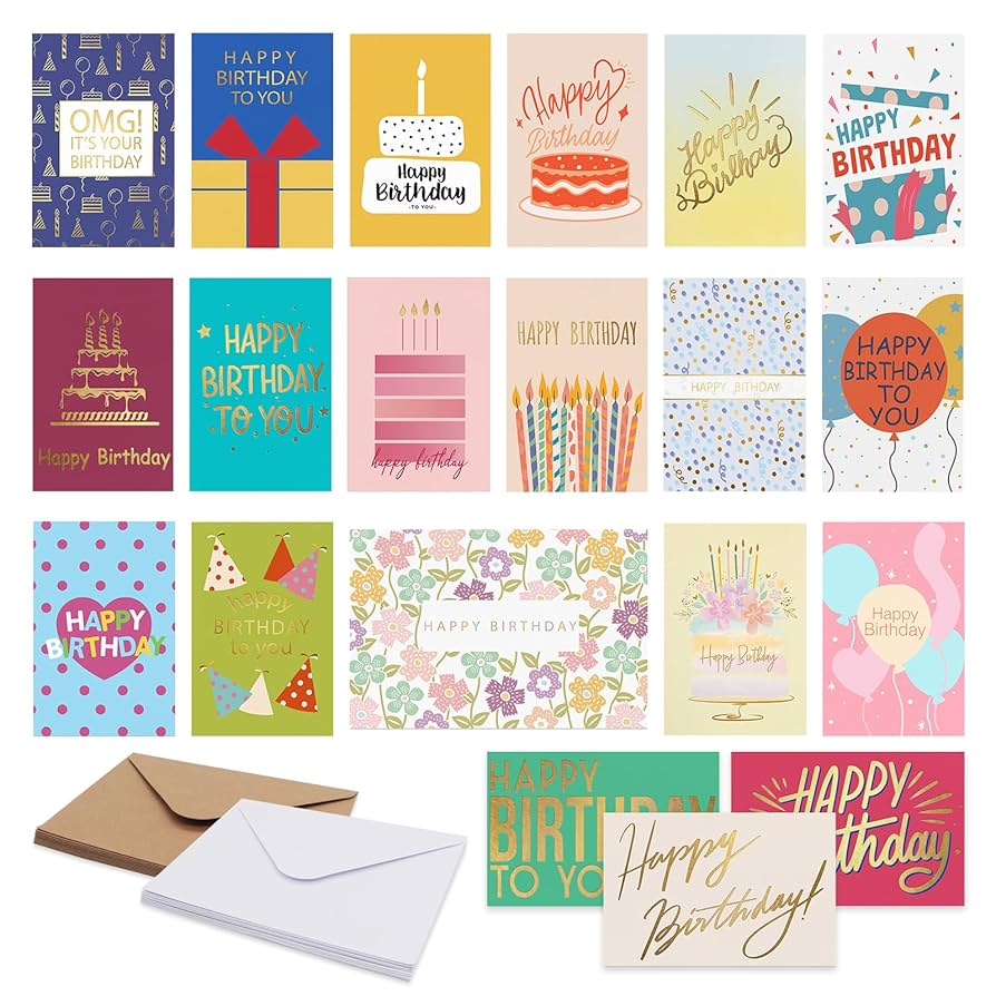 amazon-com-cofullsky-birthday-cards-pack-of-20-birthday-cards-bulk-for-women-men-kids-gold-foil-assorted-happy-birthday-greeting-cards-with-envelopes-blank-inside-4x6-inches-unique-office-products for Free Printable Happy Birthday Cards For Him Amazon.com : cofullsky Birthday Cards Pack of 20, Birthday Cards Bulk for Women Men Kids Gold Foil Assorted Happy Birthday Greeting Cards with Envelopes Blank Inside 4x6 Inches Unique : Office Products for Free Printable Happy Birthday Cards For Him