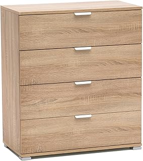 MeMi Me614RSN Cassettiera, Legno, Rovere Sonoma, 38x75x85 cm