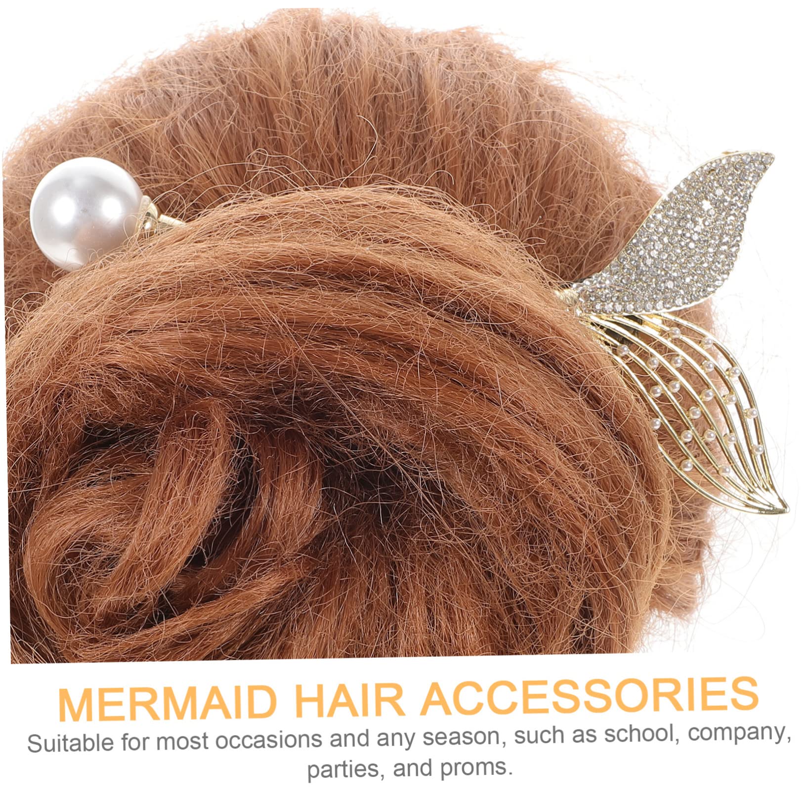 Accessori per chignon, 5 pezzi, accessori per capelli a coda di pesce, strumenti flessibili per trecce, strumento per trecce, forme per chignon, chignon alla francese, accessori da sirena per chignon