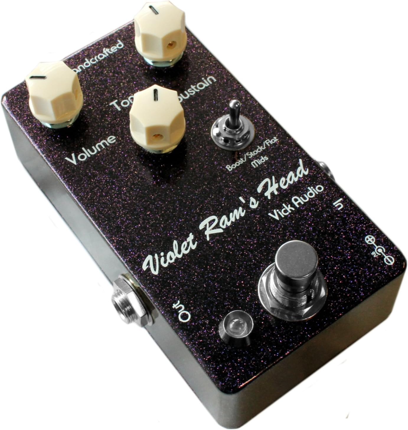 Vick Audio Violet Ram's Head Fuzz Pedal