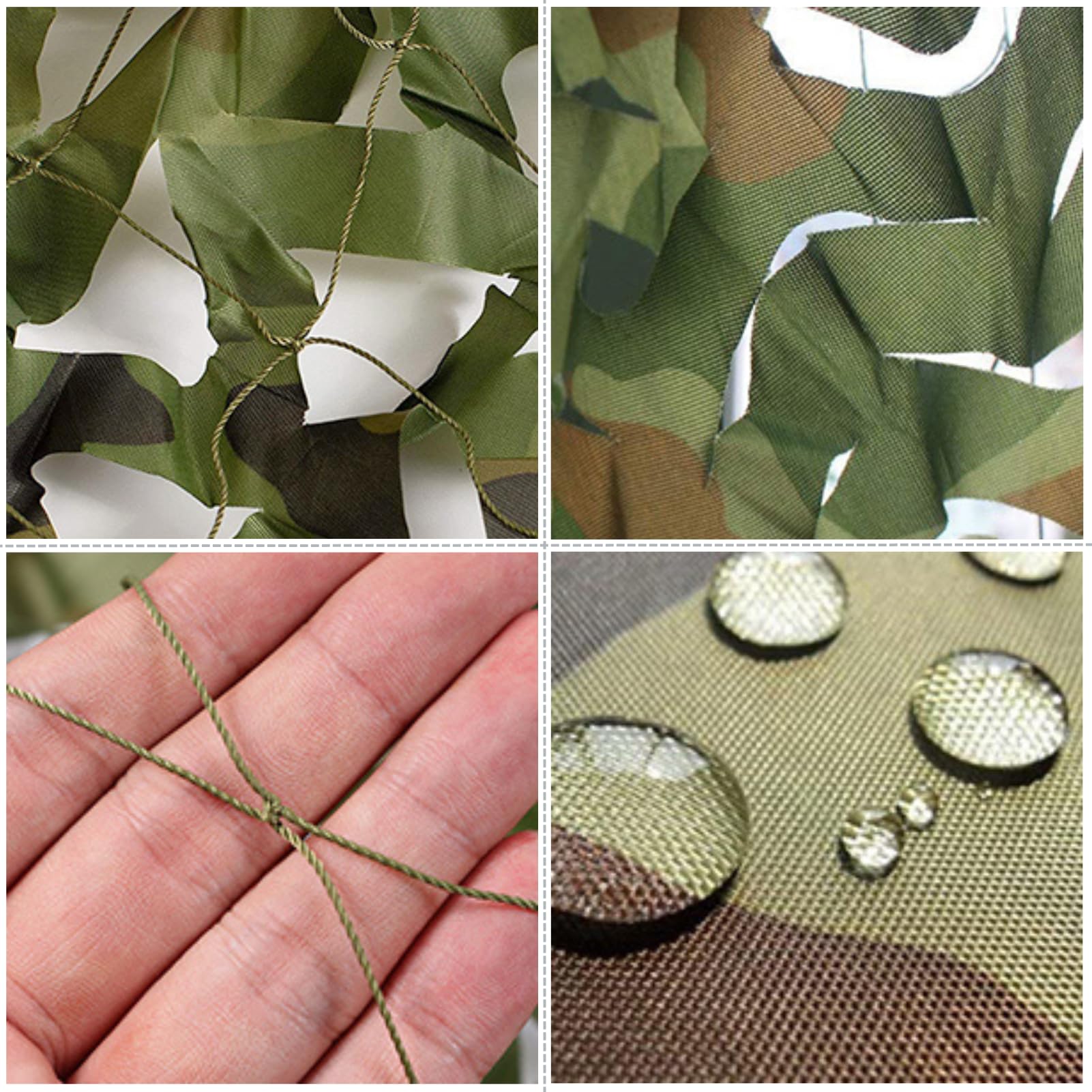 Greensen Red de Camuflaje de 10 x 10, protección Solar, Camuflaje, Camuflaje, Camuflaje, Camuflaje, Camuflaje, ejército, Red de Ocio, Camping, Exterior, para Caza, Fuego, decoración Militar