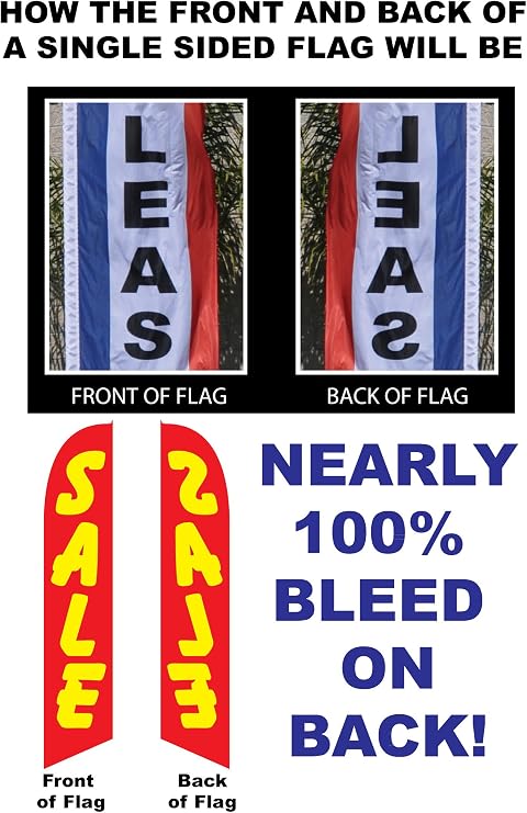 Cigars 12' FT tall Swooper Feather Banner - Replacement Flag