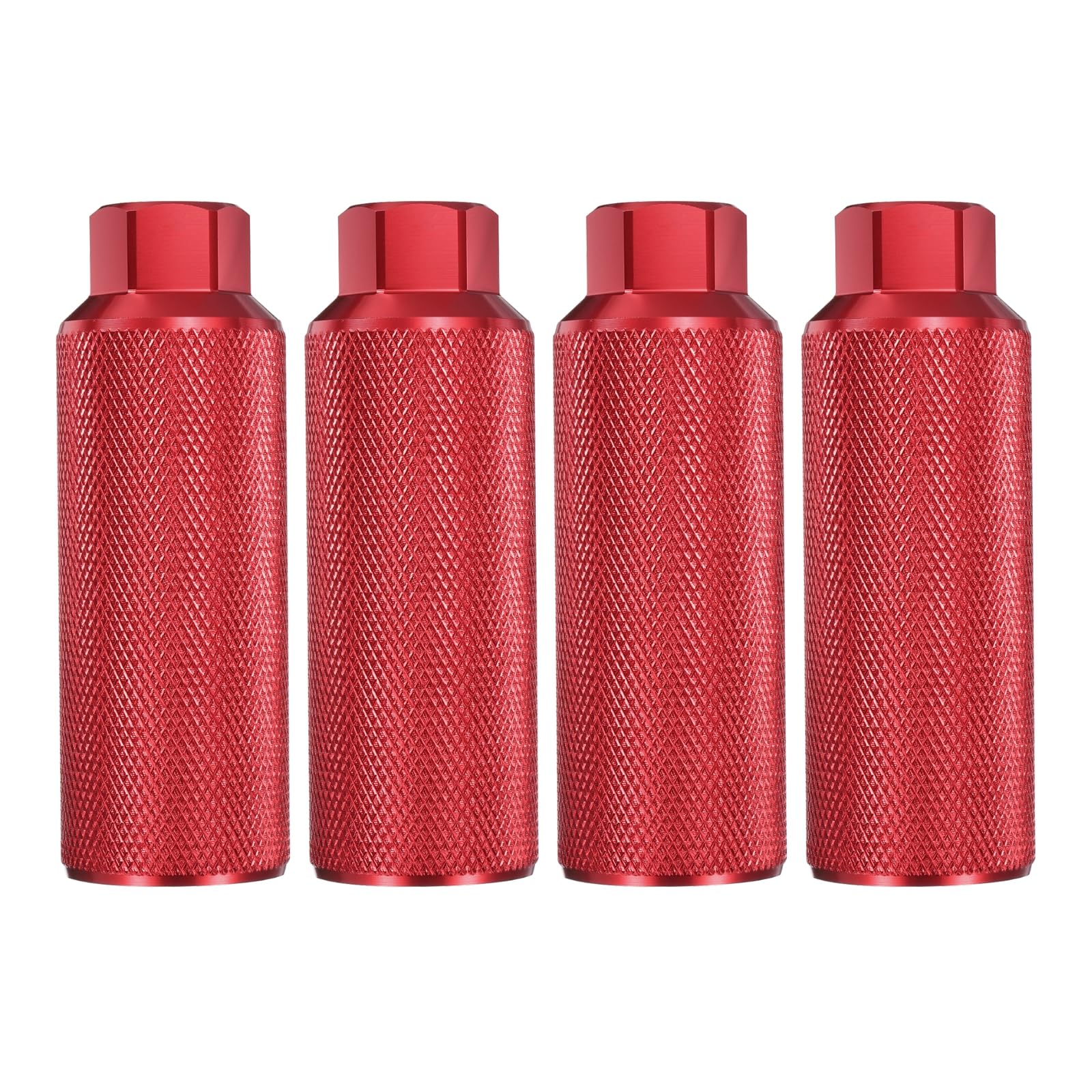 QUARKZMAN Paar Fahrrad BMX Pegs Aluminiumlegierung mm Öffnung Hintere Stunt Pegs Anti-Rutsch Hintere Sitzstände für Mountainbike Rennrad BMX Schwarz