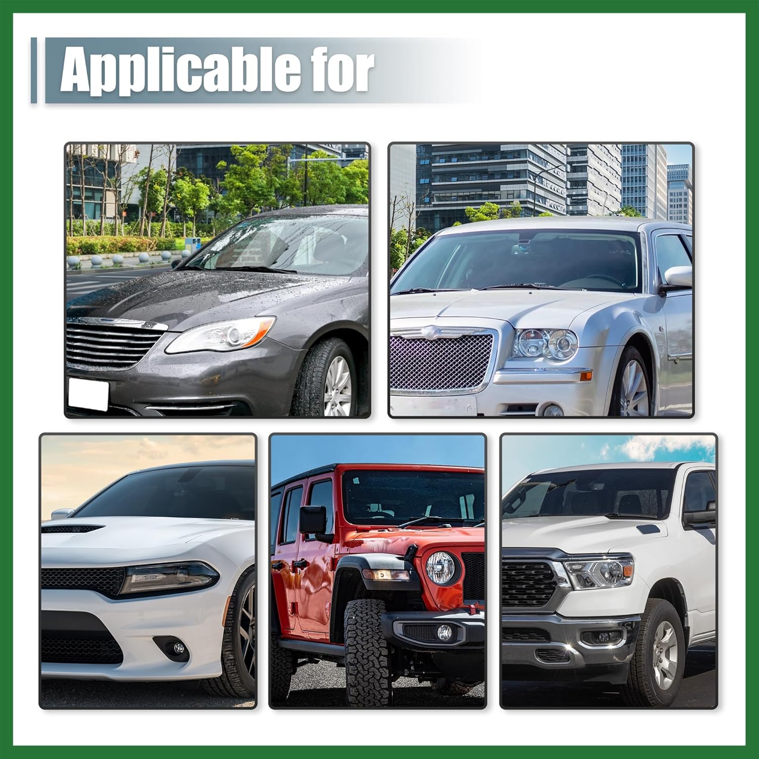 Motoforti 5184596AE Valve Cover Gasket Set for Chrysler 200 300 for Dodge Grand Caravan for Jeep Wrangler for Ram 1500 2500 Long-lasting