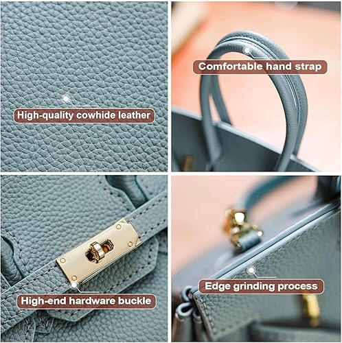 Miniatura 8 de POPSEWING Kit de bolsa cruzada de cuero, bolsos de diseñador para mujer, kit de bolsa de bricolaje para niñas, kit de trabajo de cuero con kit de