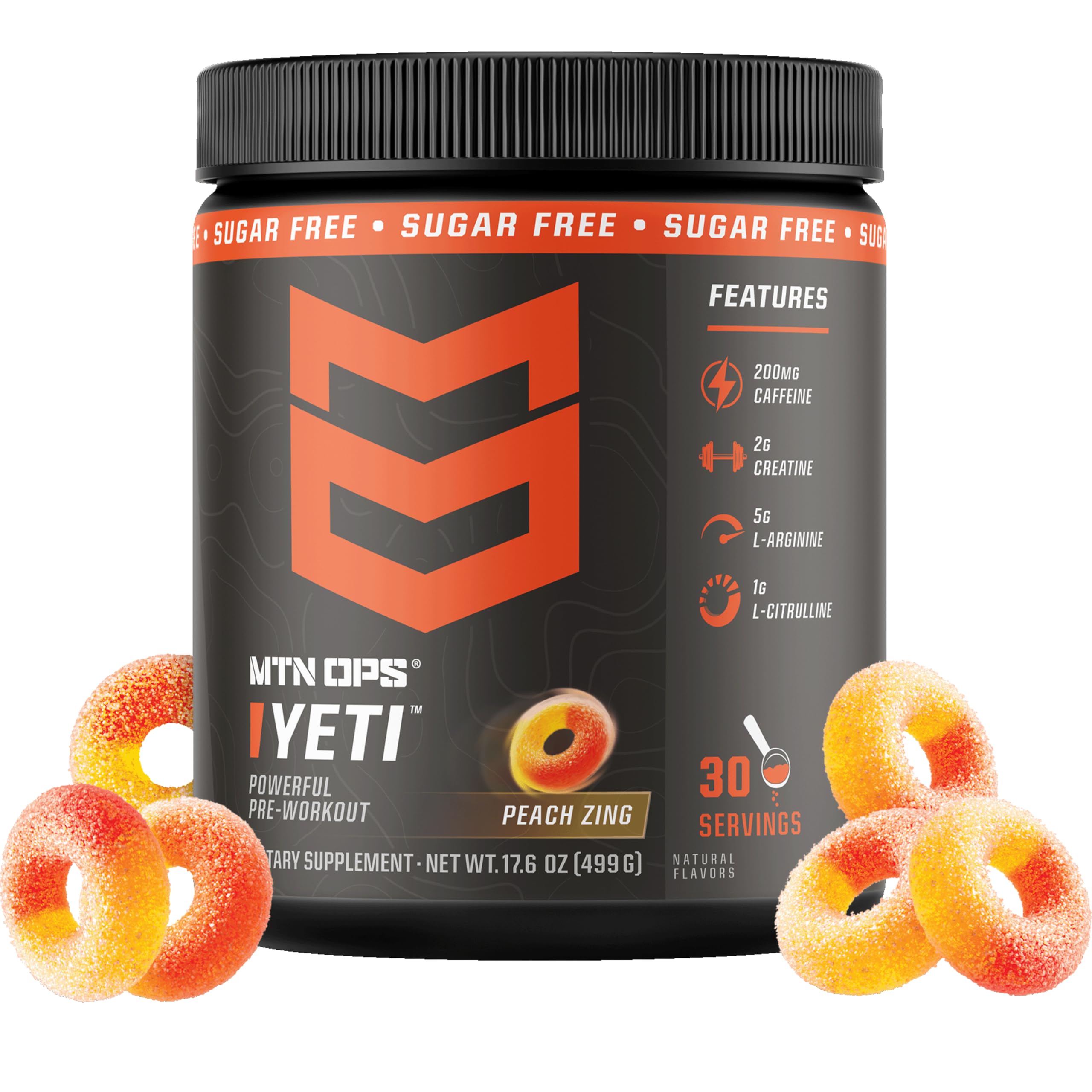 Amazon.com: MTN OPS Yeti Pre-Workout Powder Energy Drink with