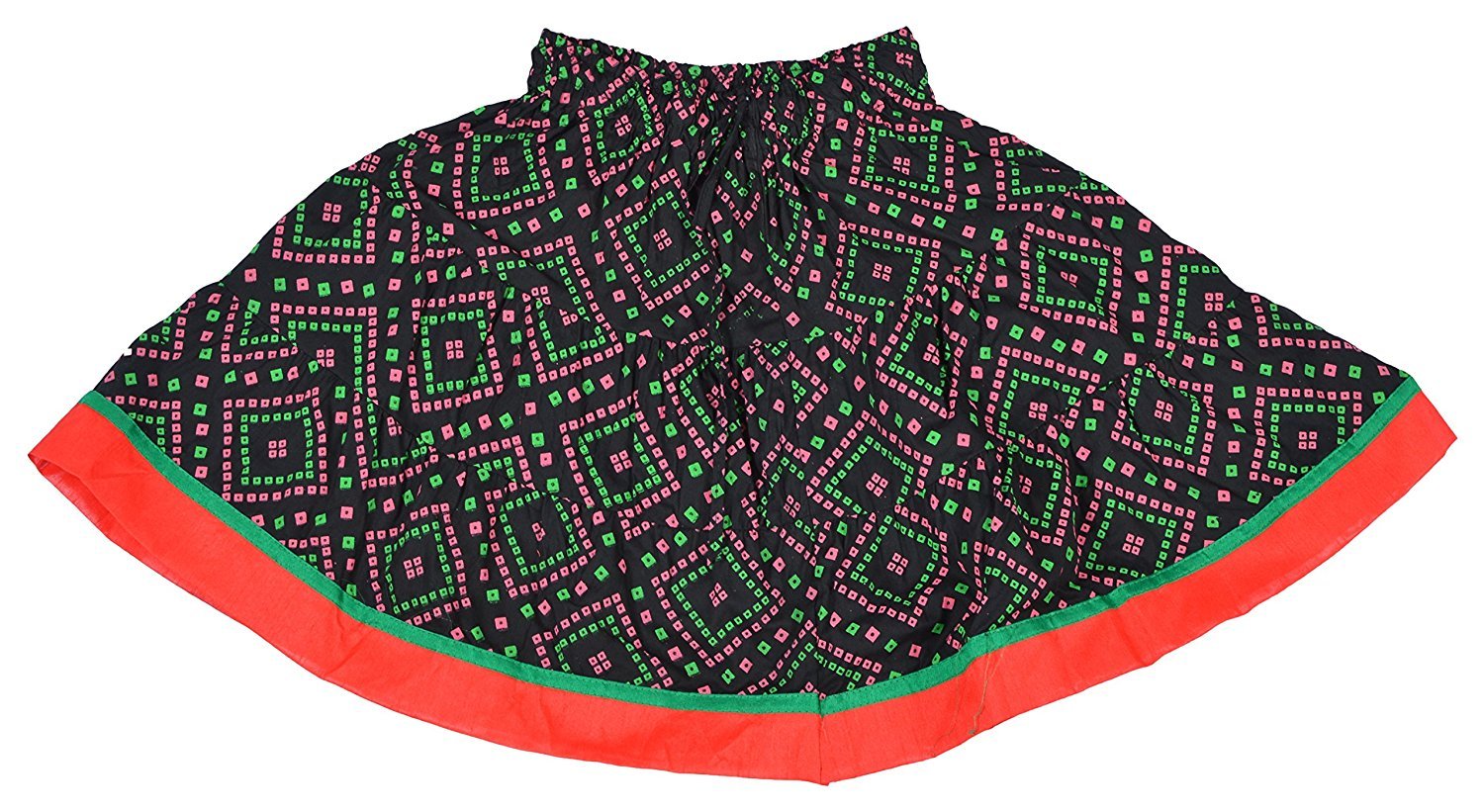 DIAMO Girls' Cotton Lehenga Choli (GirlKID266new_Black_18-24 Months) 2