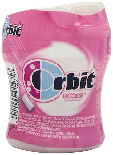 Miniatura 7 de Orbit Tazas de goma de burbujas burbuja menta botella de 55 piezas 4-cuenta