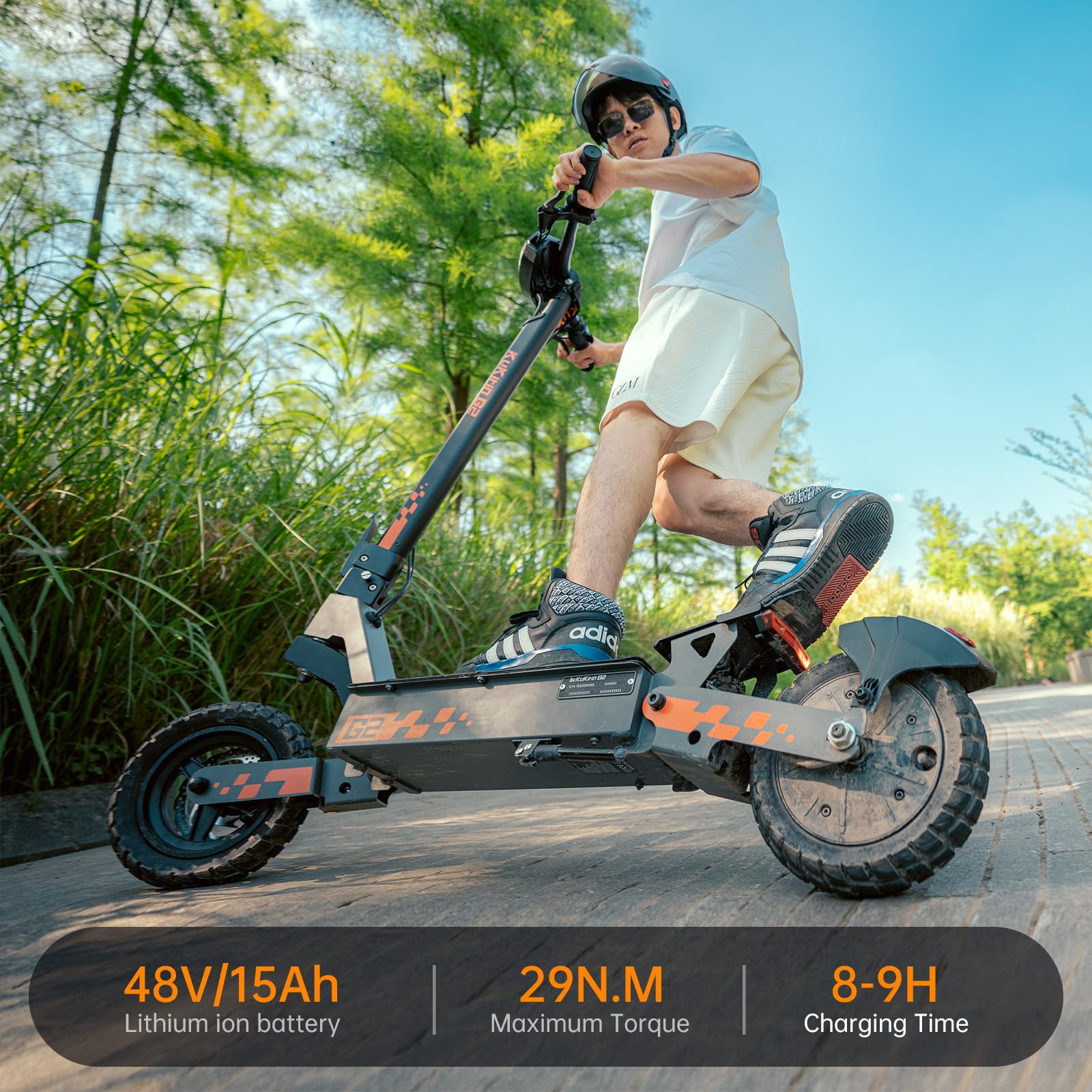 Kukirin G2 E Scooter 55 Km Reichweite Elektro Roller Elektroroller Elektro Scooter 10" Elektro E-Scooter