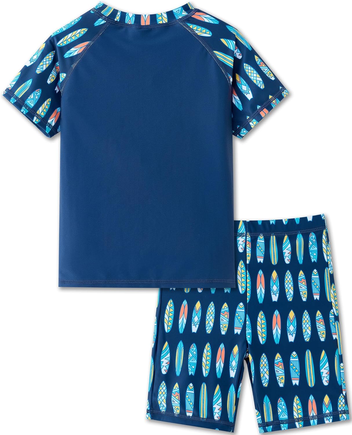 UMELOK Boys' Rash Guard Sets Two Piece Short Sleeve Kids Swimsuit 3-8Y - Image 3