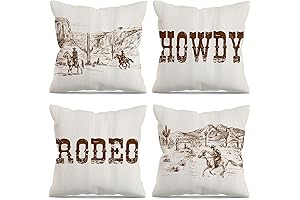 Wild West Cowboy Throw Pillow Covers