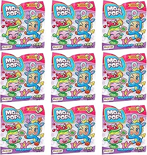 Toptoys2u Bargain Bundles Moji Pops Series 1 Blind Bags Figures - Pack of 9 Blind Bags