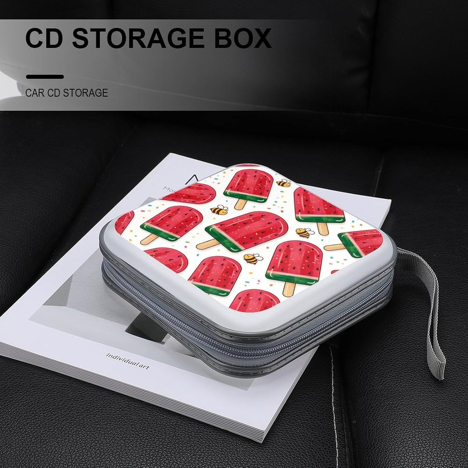 Watermelon Ice Cream CD Case CD Storage Box DVD Sleeves