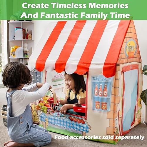 Miniatura 5 de Molcey Tienda de comestibles para juegos de simulación con dinero en efectivo, configuración de 2 minutos, juego de pago de tienda de comestibles