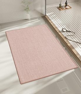 chakme Bathroom Rugs Mat 24x17, Ultra Thin Non Slip Bath Mat Small Quick...