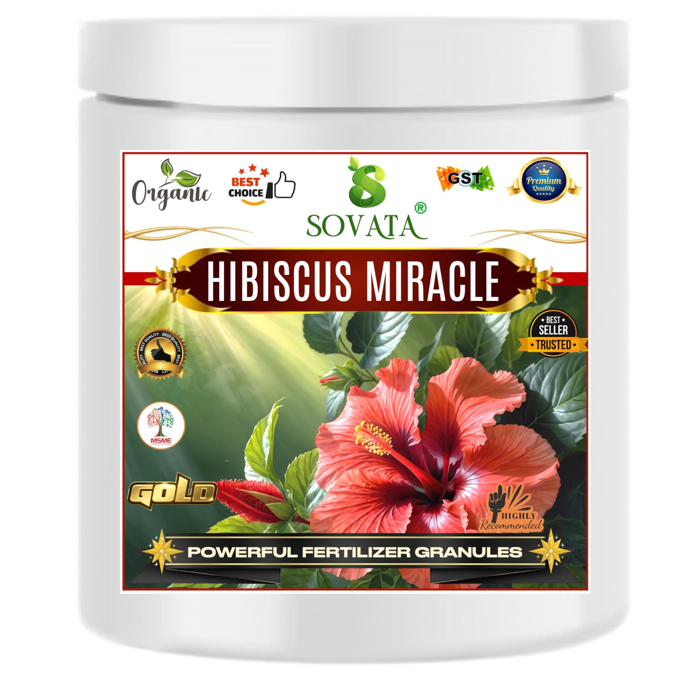 Sovata® Hibiscus Miracle, Essential Organic Powerful Fertilizer for fast growth and heavy flowering of Hibiscus Plants. (200 gm) (B0D9688N8S) Amazon Price History, Amazon Price Tracker