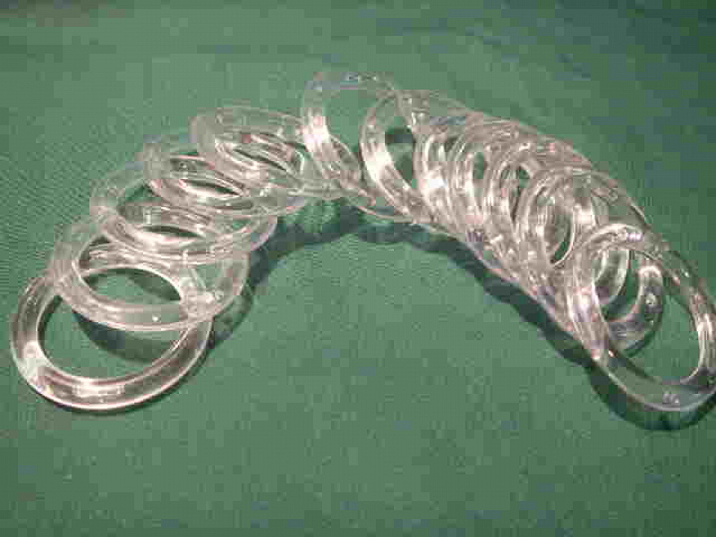 144 Napkin Rings - Clear 1.75