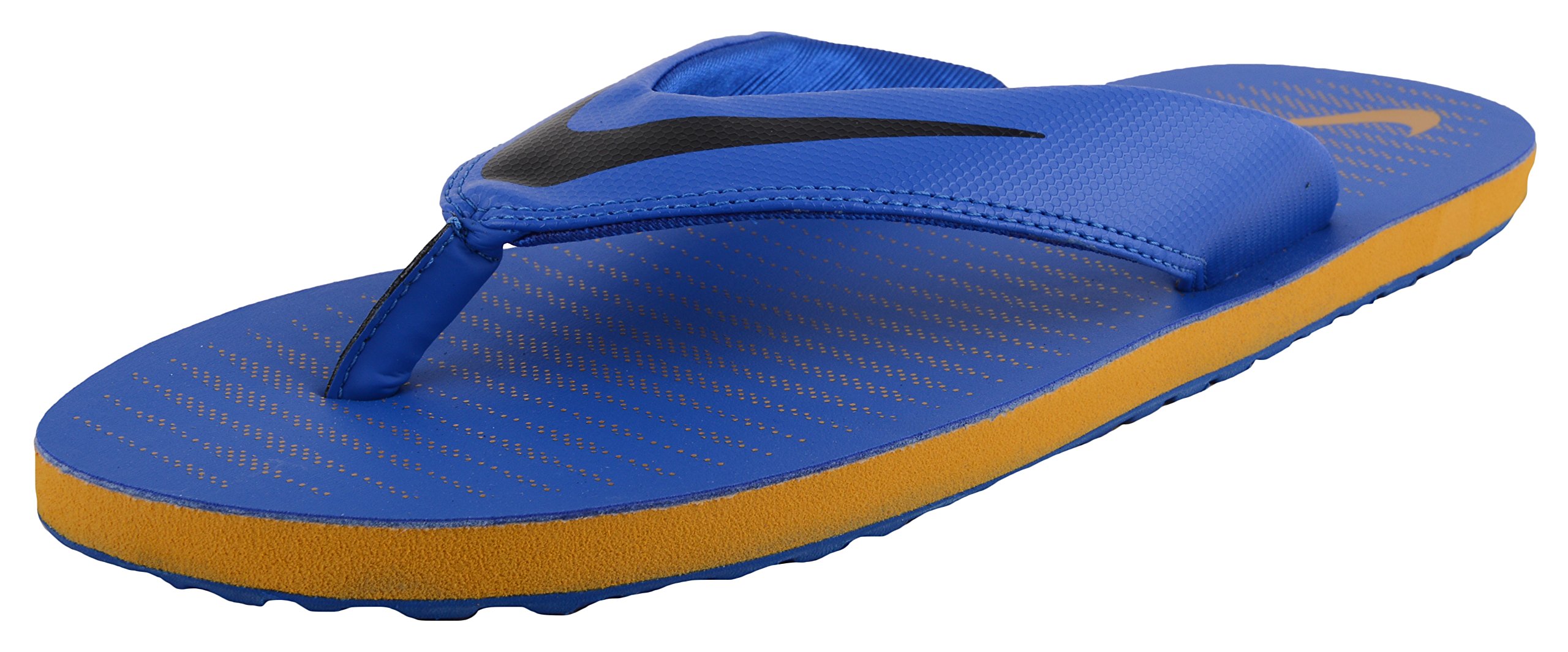 Nike Men's Chroma 5 Hyper Cobalt/Blk-Gold Leaf Flip Flops Thong Sandals