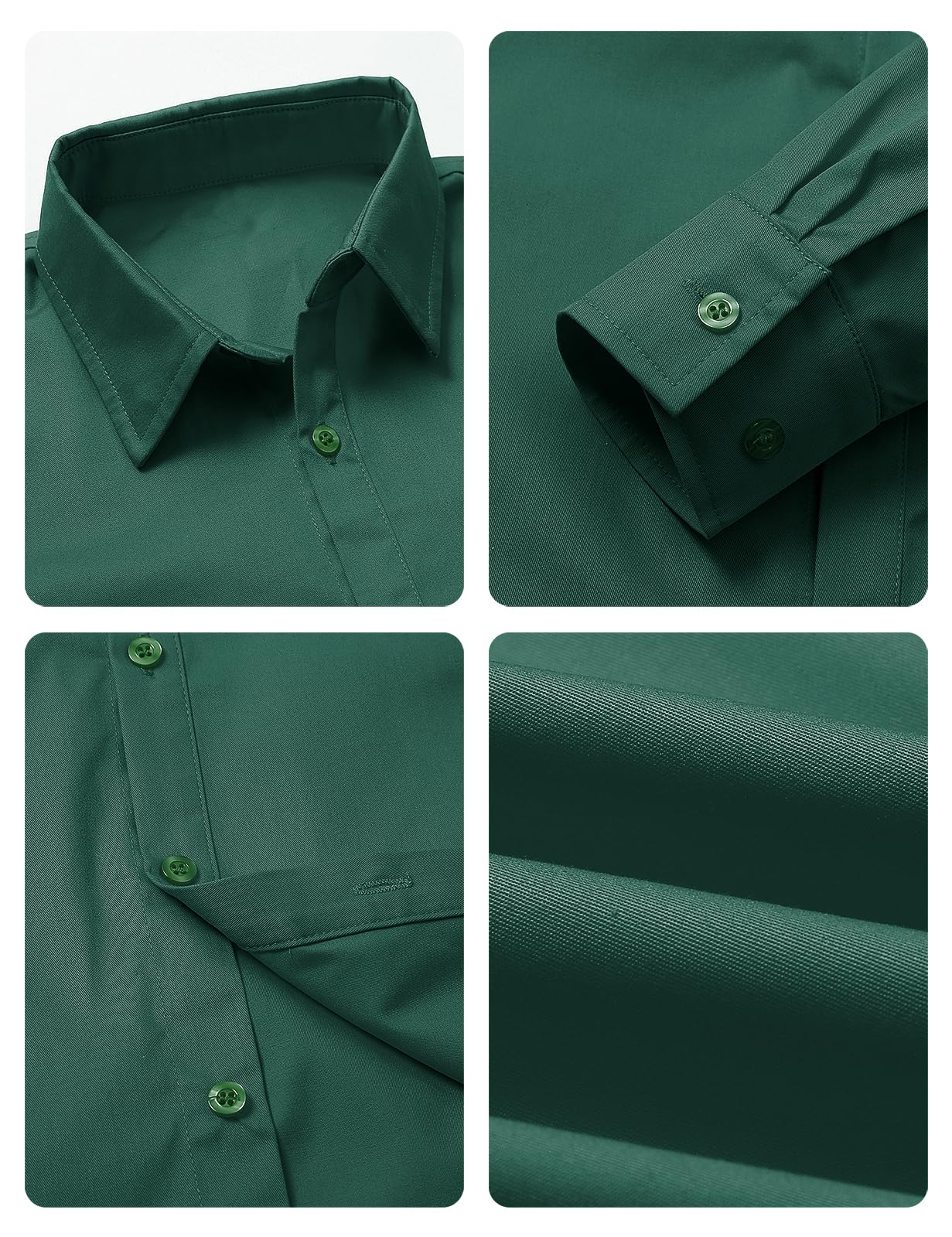 A&J DESIGN Camisa de vestir para niños de manga larga formal uniforme escolar Oxford con botones y corbata y pañuelo | Para todas las estaciones, suave, duradero, versátil, fácil cuidado, corbata preatada, transpirable, ajuste regular