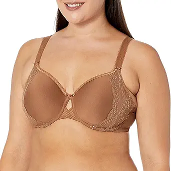 Elomi Women's Plus Size Charley T-Shirt Seamless Breathable Spacer Underwire Bra