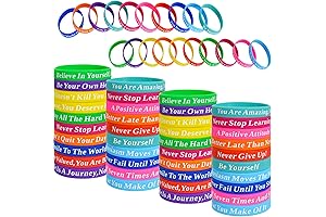 Colorful Motivational Silicone Wristbands