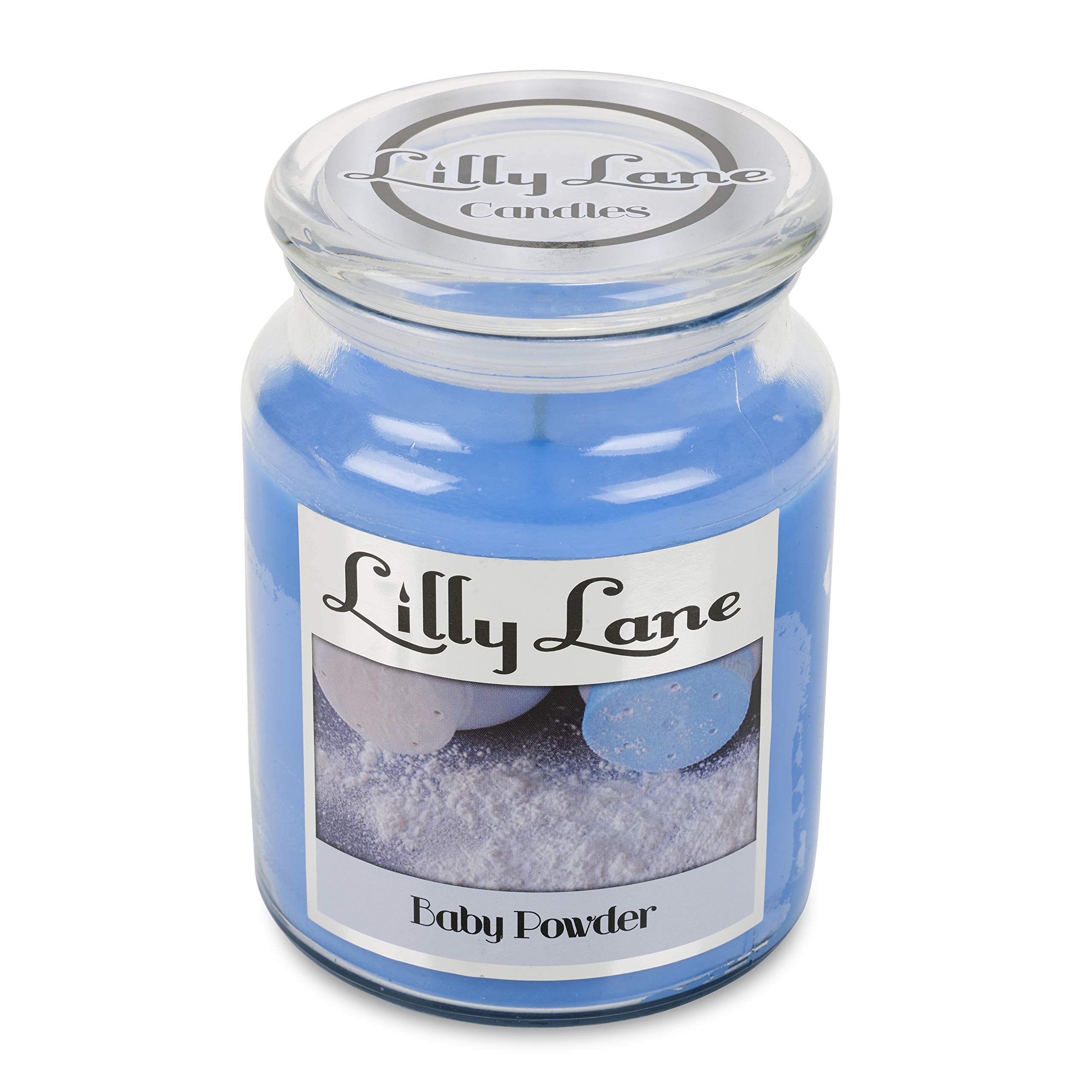 Lilly Lane Candles18oz Scented Candle in Jar (Baby Powder)