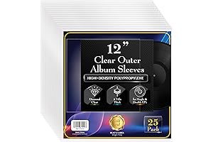 GOLD SEAL Vinyl Style Premium Clear Record Protectors