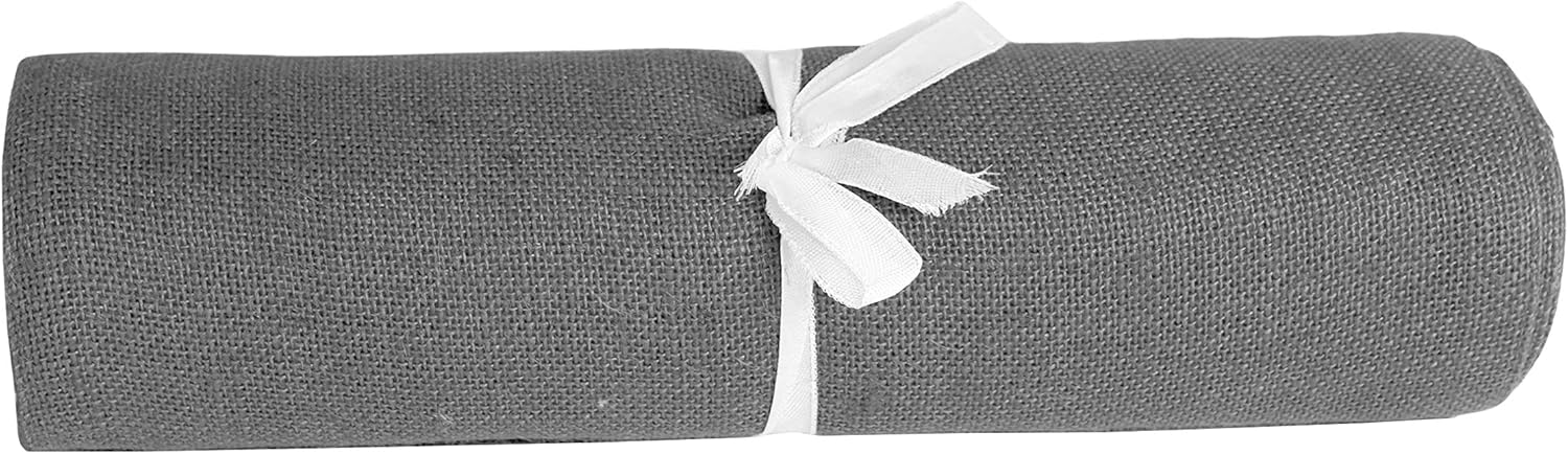 Flаѕh Dеаlѕ - 80% оƒƒ COTTON CRAFT Classic Jute Harper Jute Burlap Table Runner, 13 x 108 inch, Charcoal Grey