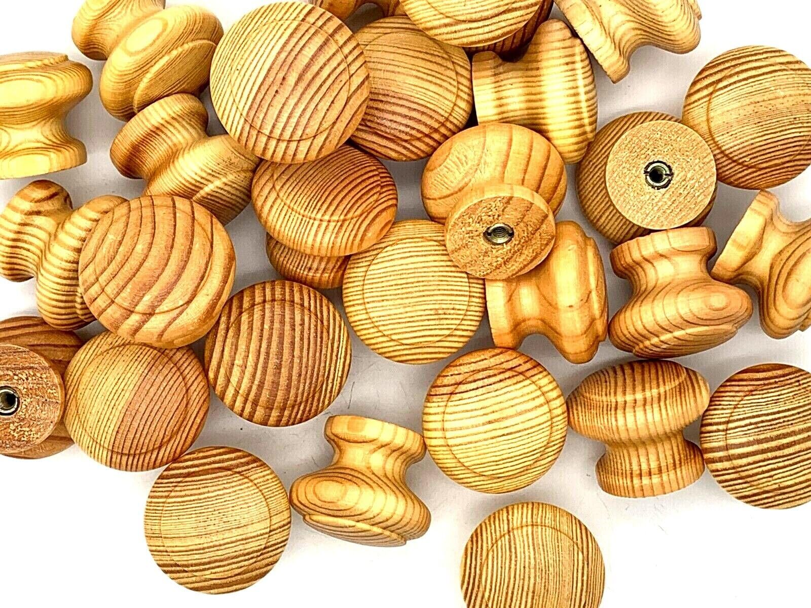 1-1/8-in Brushed Brass Mushroom Transitional Cabinet Knob 10 -Pack