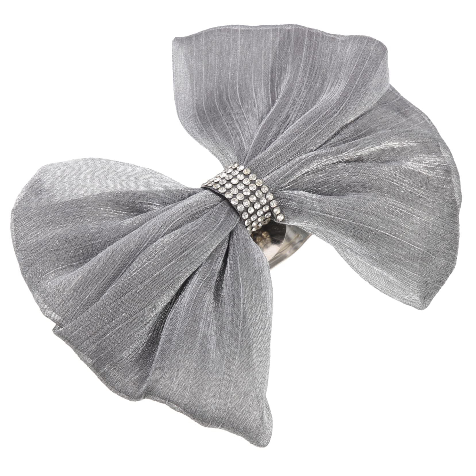 Cabilock 4pièces Ruban De Rideau Mousseline avec Nœud Décoratives pour Fenêtres Accessoire De Mariage Et Décoration De Bureau