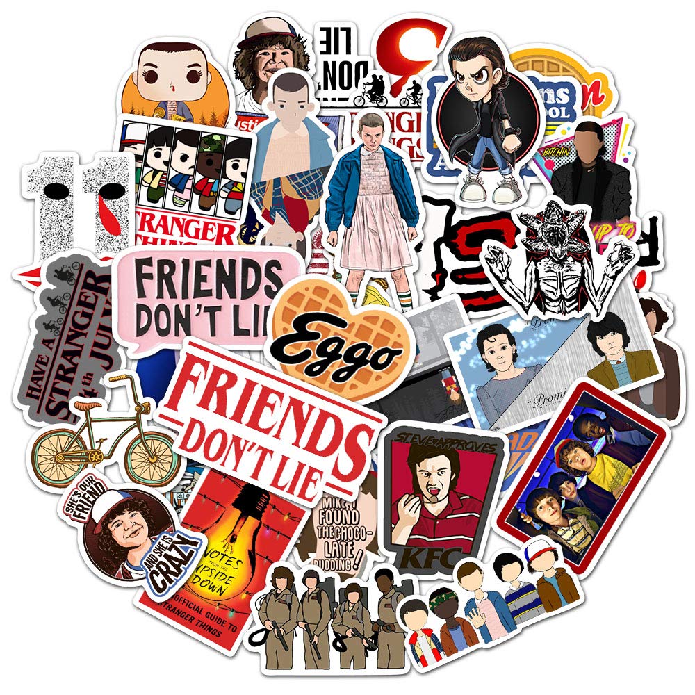 Stranger Things Sticker Pack of 50 Stickers Stranger Things TV Show