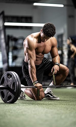 Miniatura 13 de Fitgriff® Correas de Levantamiento y Muñequeras (Paquete) Soporte Superior para Levantamiento de Pesas y Entrenamientos de Gimnasio - para Hombres y
