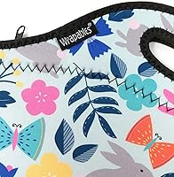 Vista 102 de Wrapables Bolsa de almuerzo de neopreno aislada, notas musicales