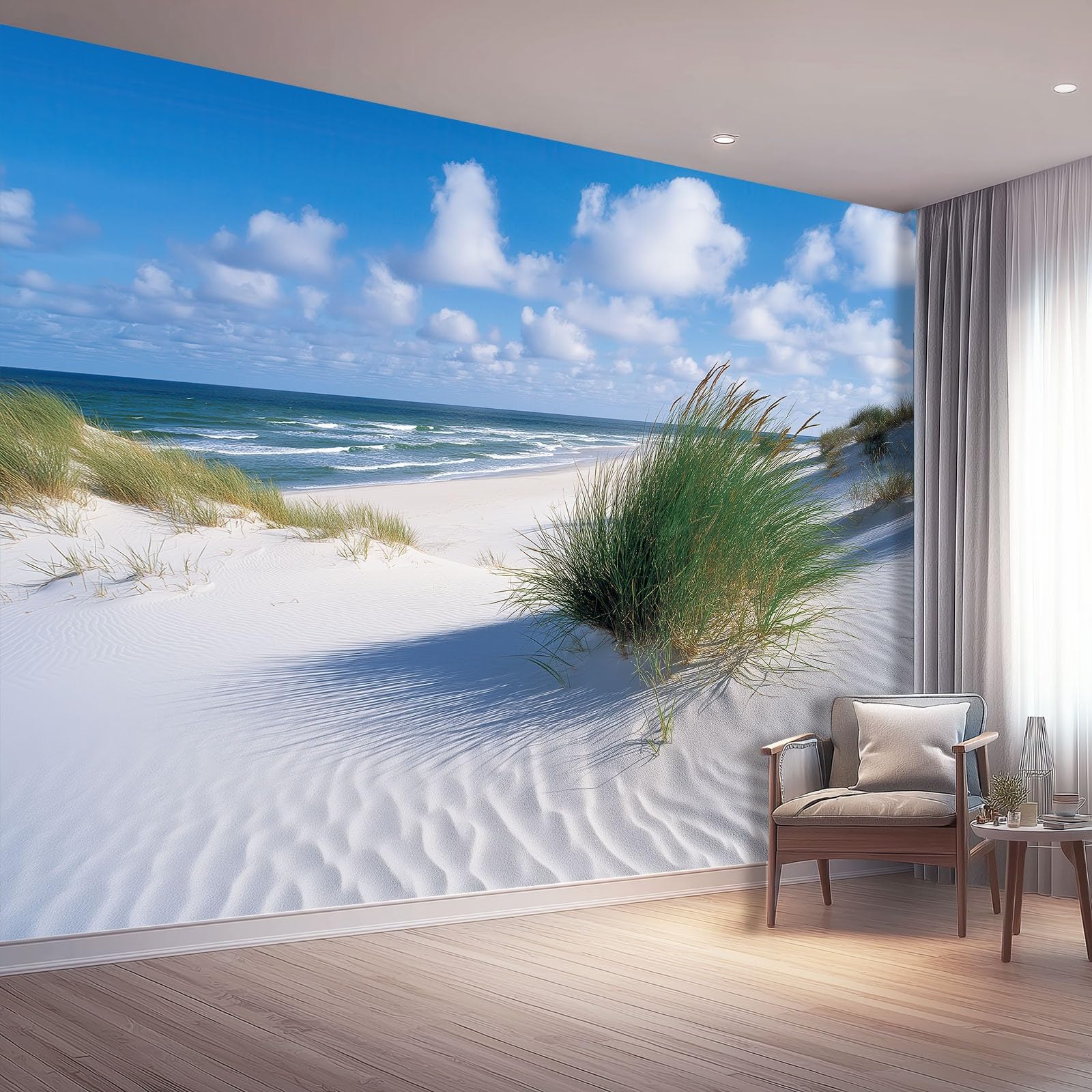 Papier peint panoramique nature minimaliste grand format fresque murale salon chambre